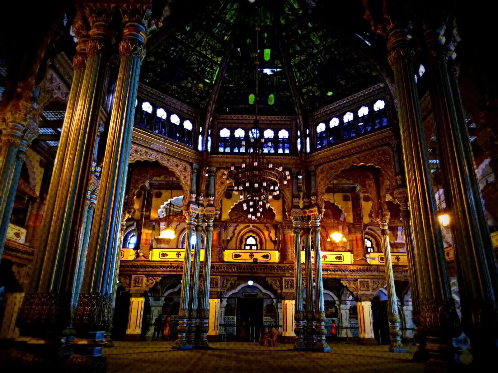 The domes and arches of Mysore Palace in Karnataka